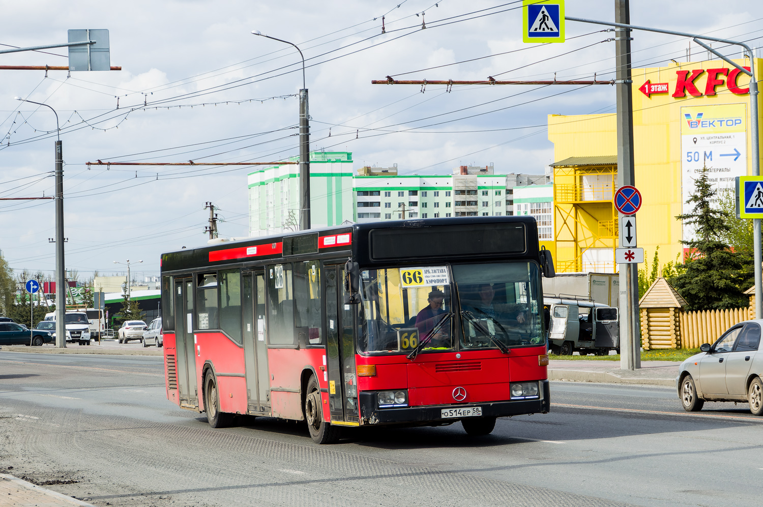 Пензенская область, Mercedes-Benz O405N2 № О 514 ЕР 58