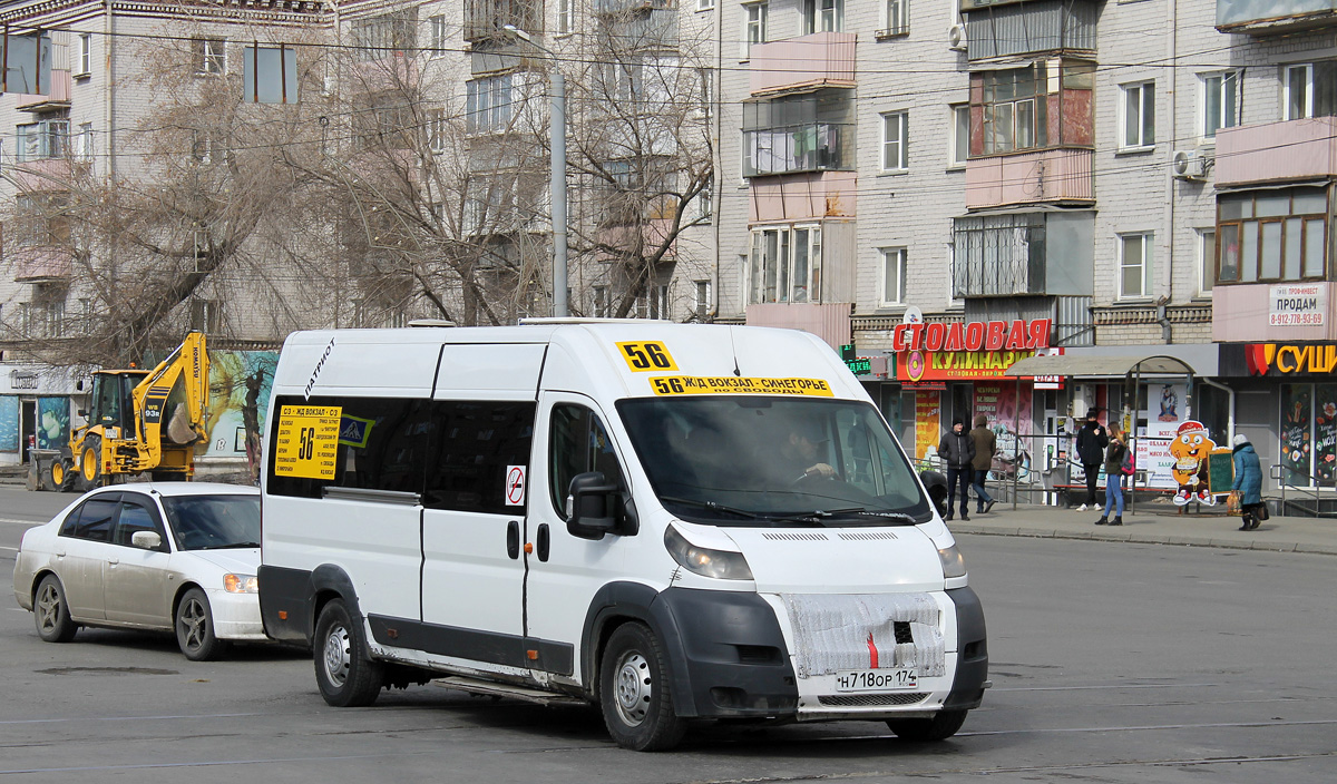 Челябинская область, Нижегородец-2227SK (Peugeot Boxer) № Н 718 ОР 174