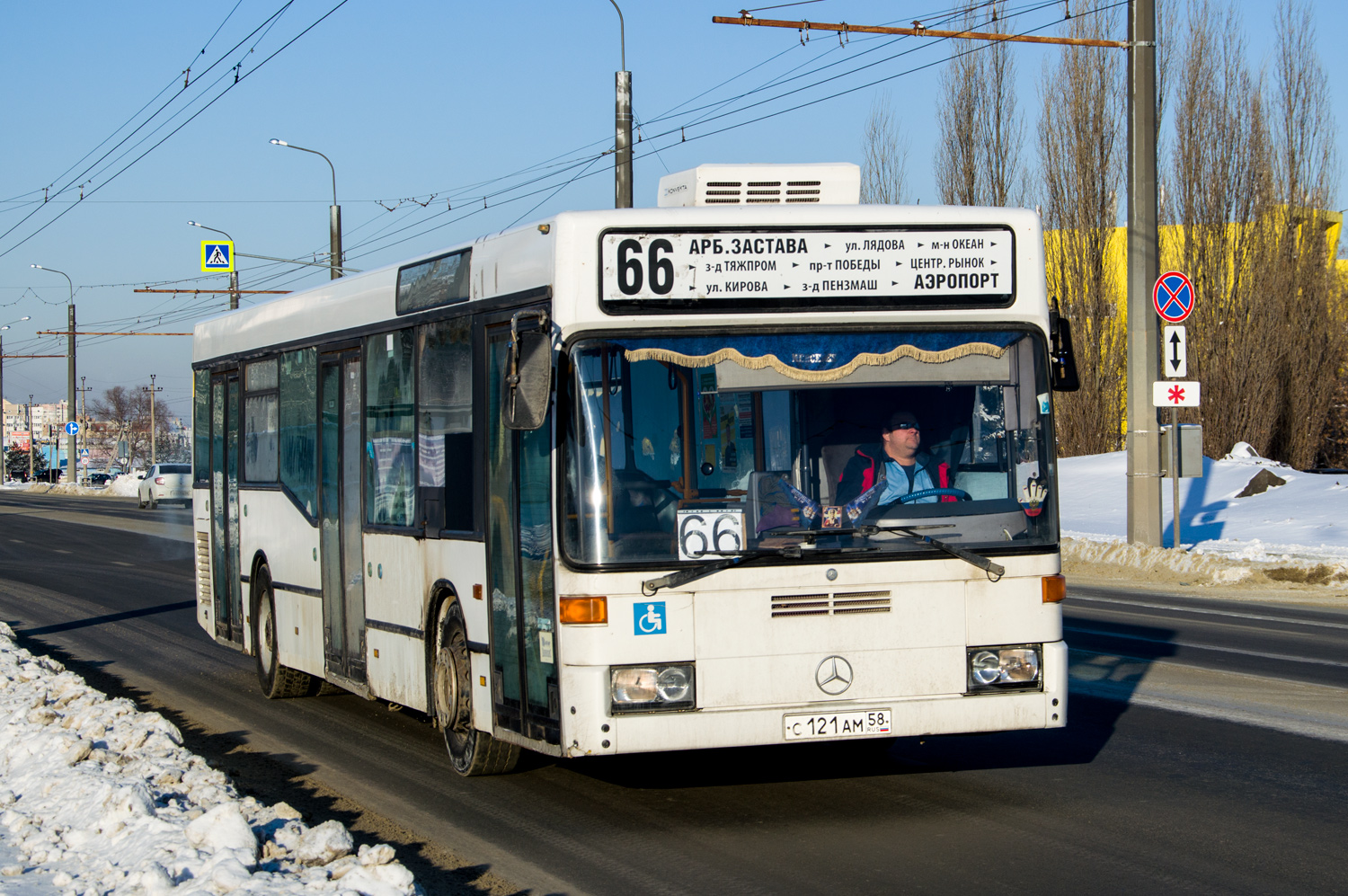 Penza region, Mercedes-Benz O405N2 (SAM) # С 121 АМ 58