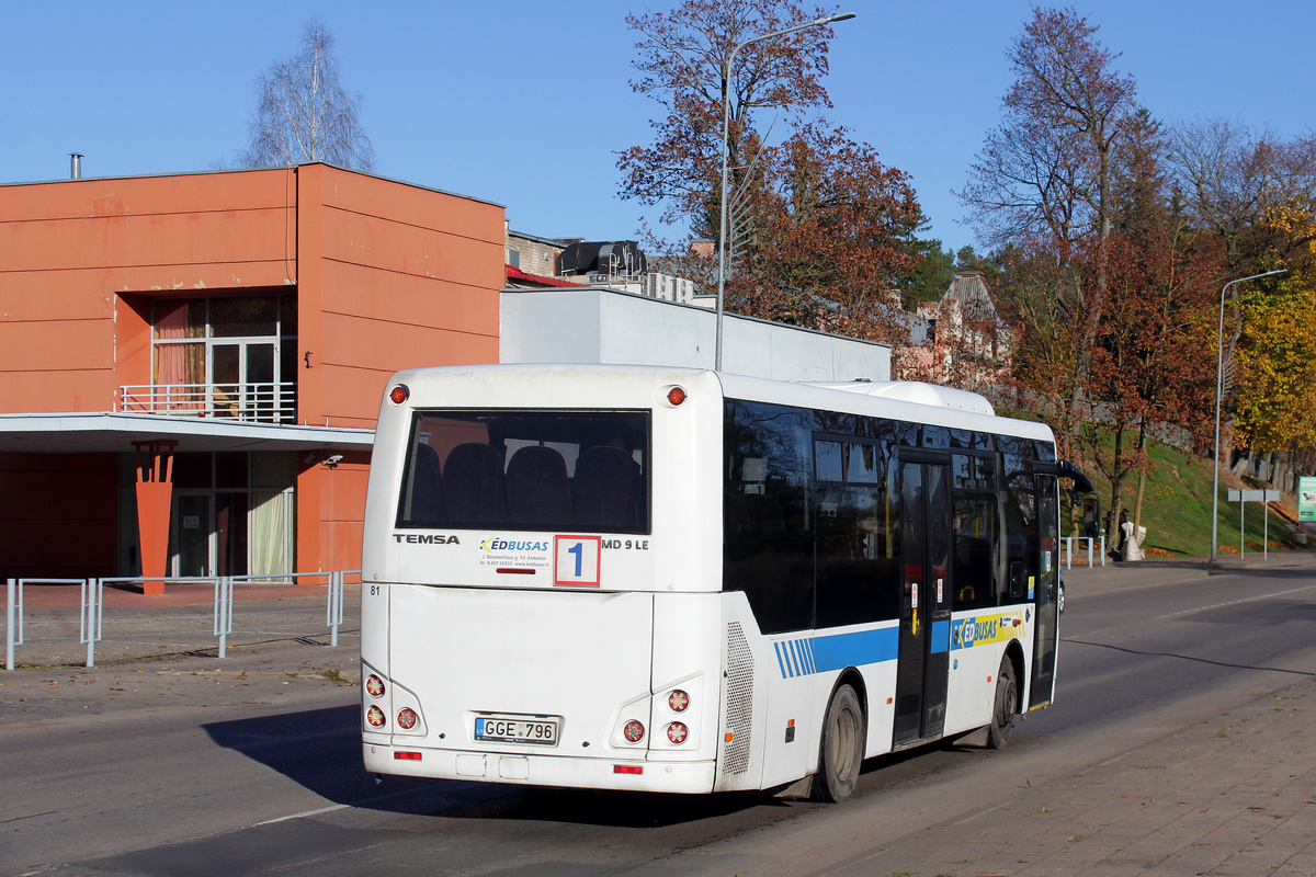 Литва, TEMSA MD9 LE № 81