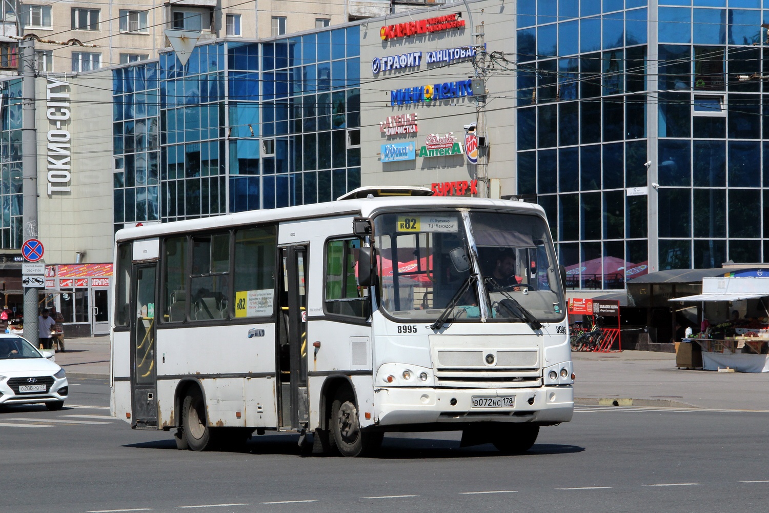 Санкт-Петербург, ПАЗ-320402-05 № 8995