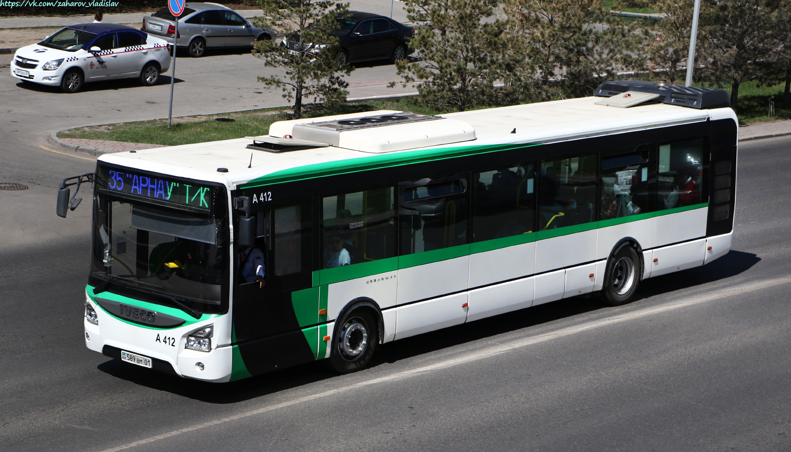 Астана, IVECO Urbanway 12M № A412