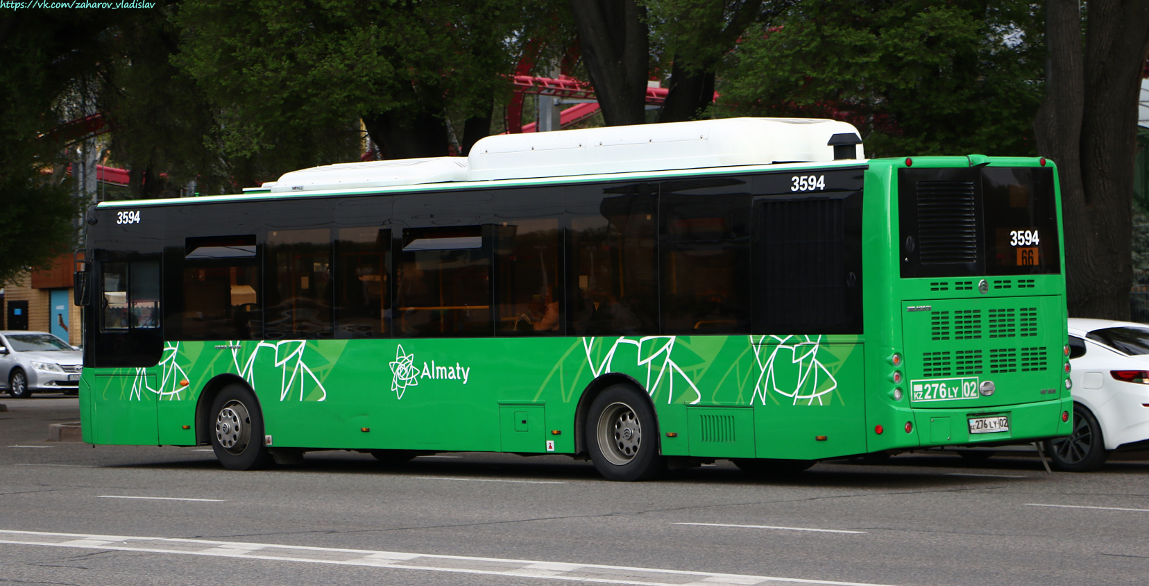 Алматы, Golden Dragon XML6125CN (Hyundai Trans Auto) № 3594