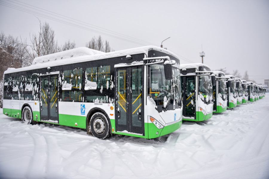 Кыргызстан — Новые автобусы