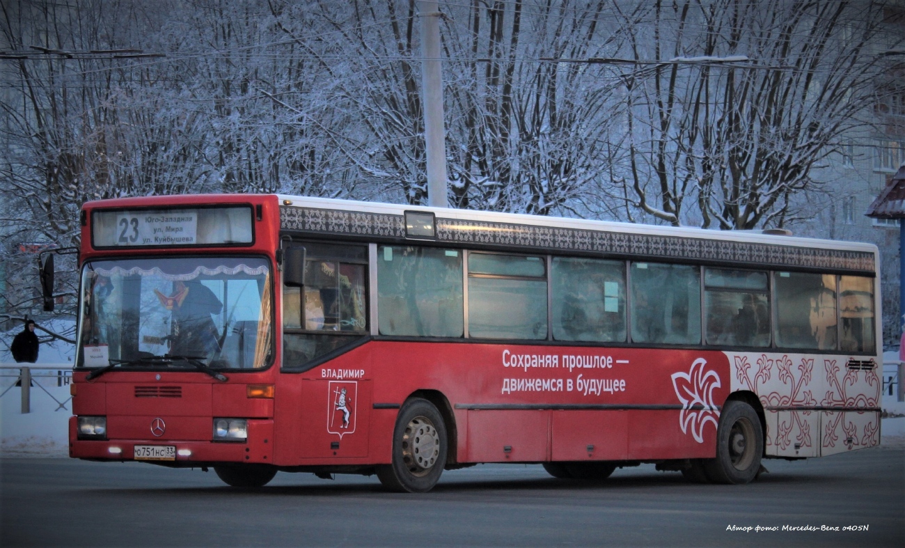 Vladimir region, Mercedes-Benz O405N Nr. О 751 НС 33