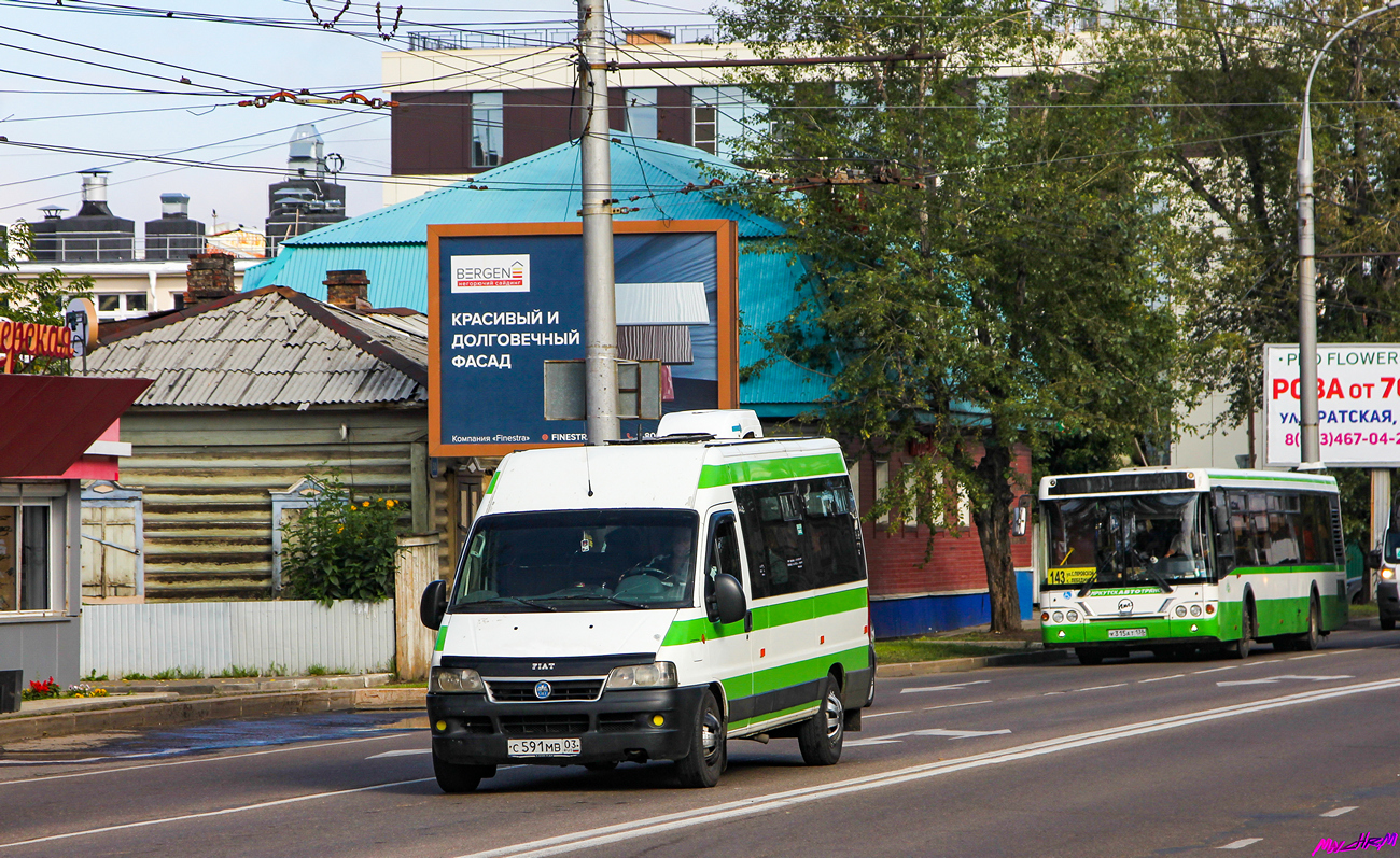 Иркутская область, FIAT Ducato 244 CSMMC-RLL, -RTL № С 591 МВ 03