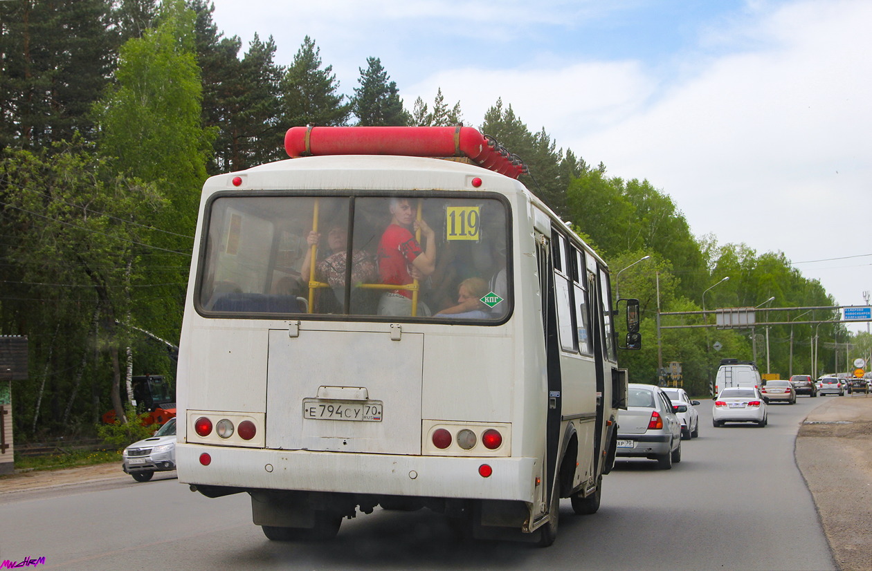 Томская область, ПАЗ-32054 № Е 794 СУ 70