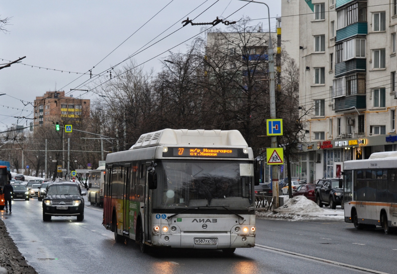 Московская область, ЛиАЗ-5292.67 (CNG) № В 587 УХ 750