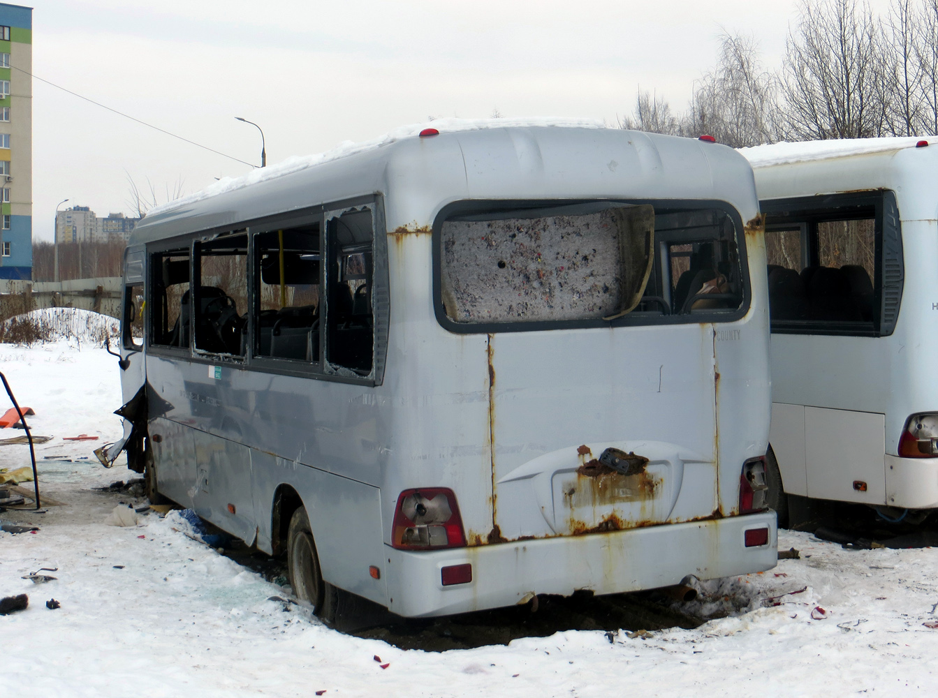 Нижегородская область, Hyundai County LWB C09 (ТагАЗ) № О 566 ЕН 152