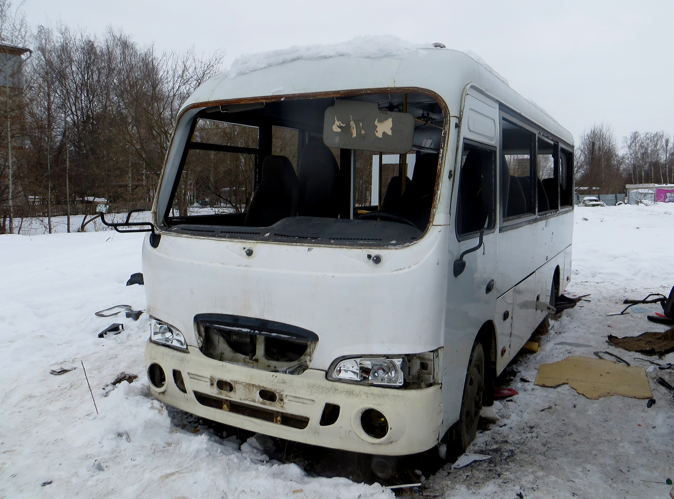 Нижегородская область, Hyundai County SWB (ТагАЗ) № Н 345 ТК 152