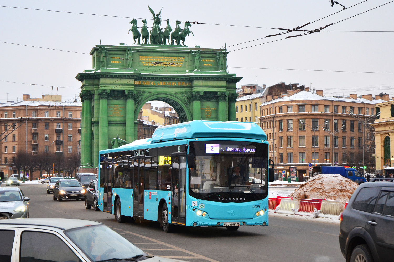 Санкт-Петербург, Volgabus-5270.G4 (CNG) № 5629