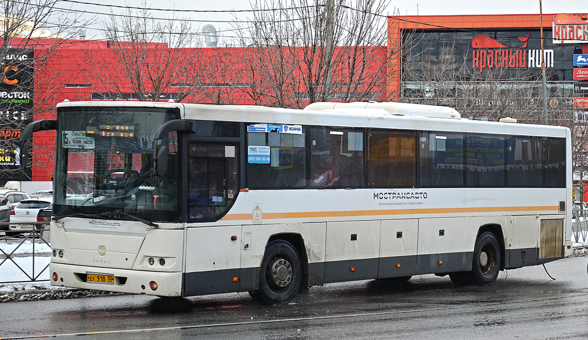 Московская область, ГолАЗ-525110-10 "Вояж" № ЕУ 918 50