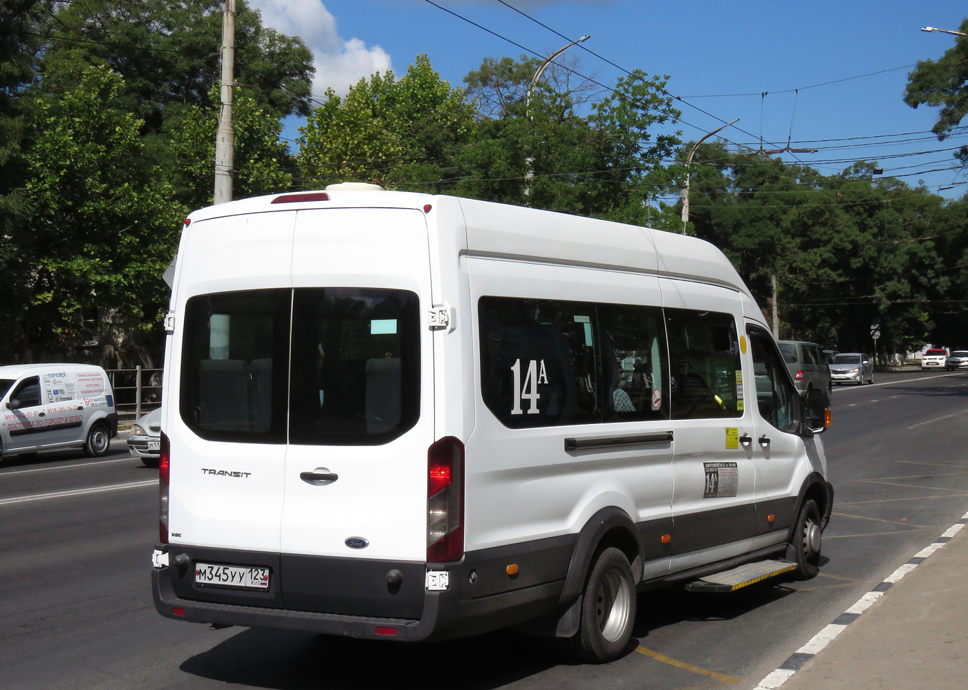 Краснодарский край, Ford Transit FBD [RUS] (Z6F.ESG.) № М 345 УУ 123