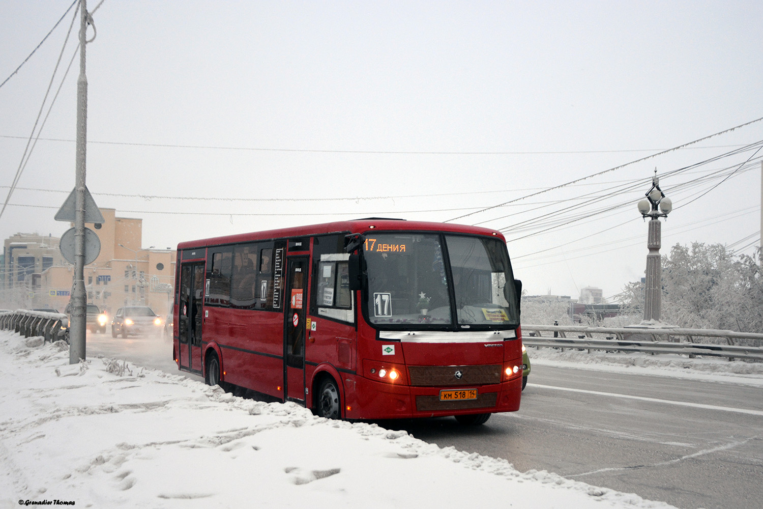 Саха (Якутия), ПАЗ-320414-14 "Вектор" № КМ 518 14