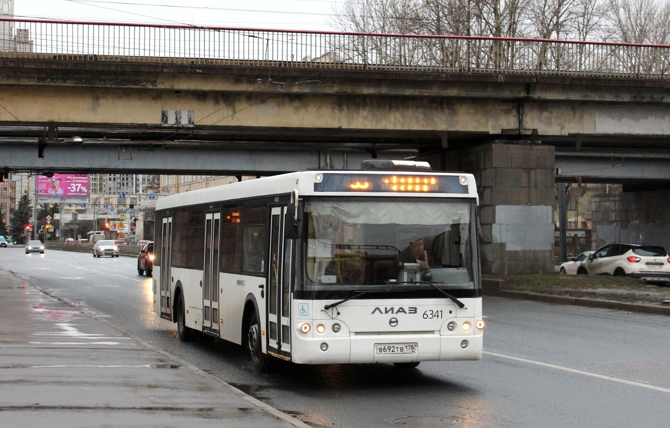 Санкт-Петербург, ЛиАЗ-5292.60 № 6341