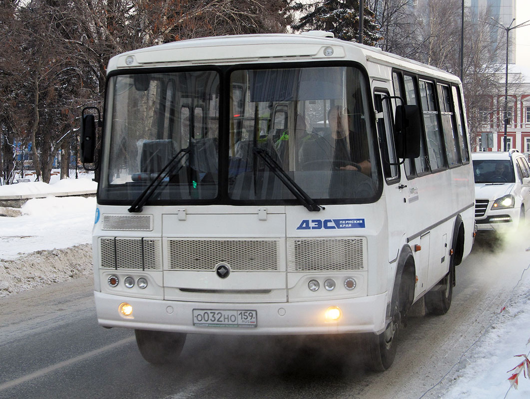 Пермский край, ПАЗ-320530-02 № О 032 НО 159