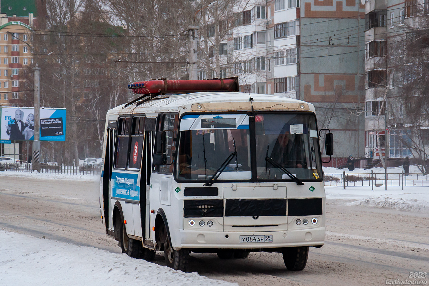 Омская область, ПАЗ-32054 № 258