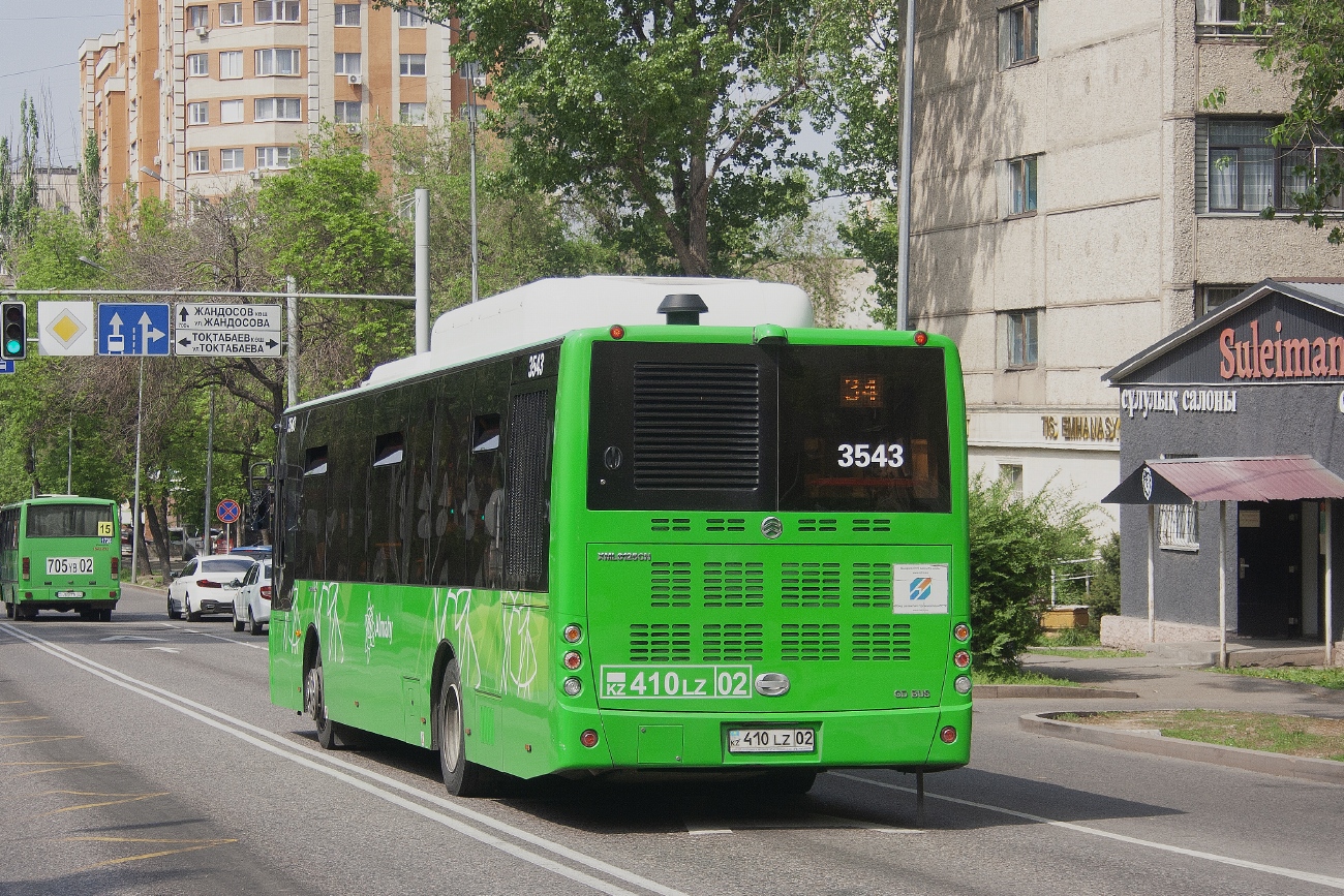 Almaty, Golden Dragon XML6125CN (Hyundai Trans Auto) č. 3543