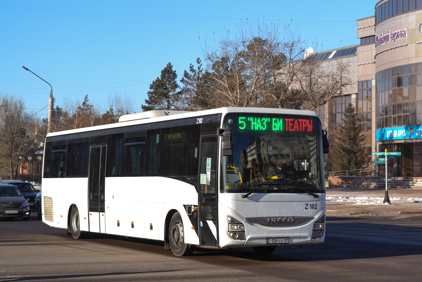 Астана, IVECO Crossway LINE 13M (СарыаркаАвтоПром) № Z102