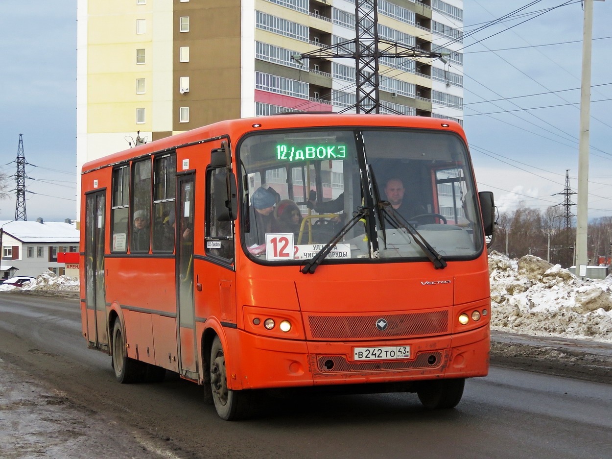 Кировская область, ПАЗ-320414-05 "Вектор" (1-2) № В 242 ТО 43