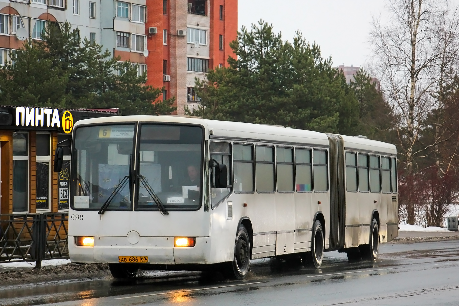 Псковская область, Mercedes-Benz O345G № 698