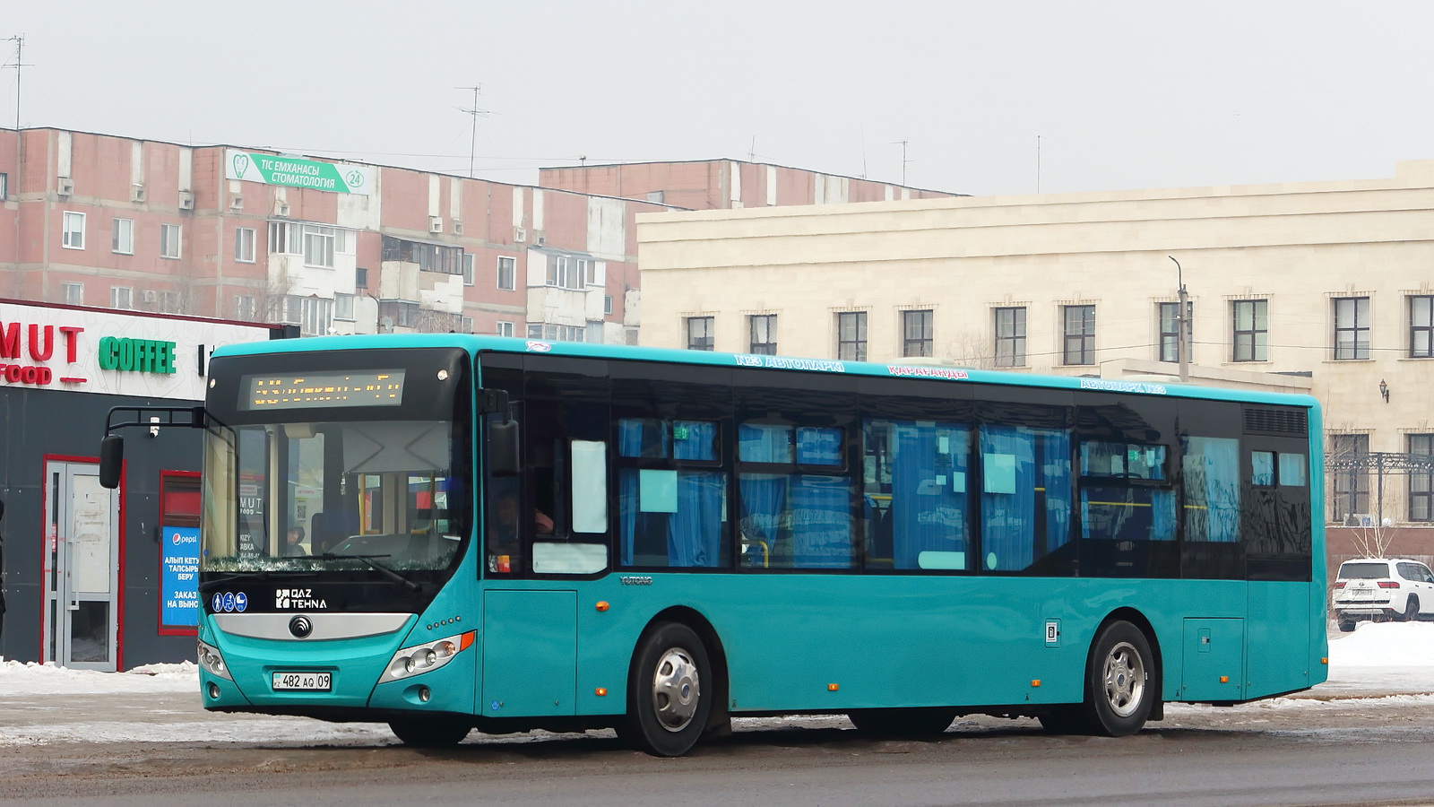 Карагандинская область, Yutong ZK6118HGA (QazTehna) № 482 AQ 09