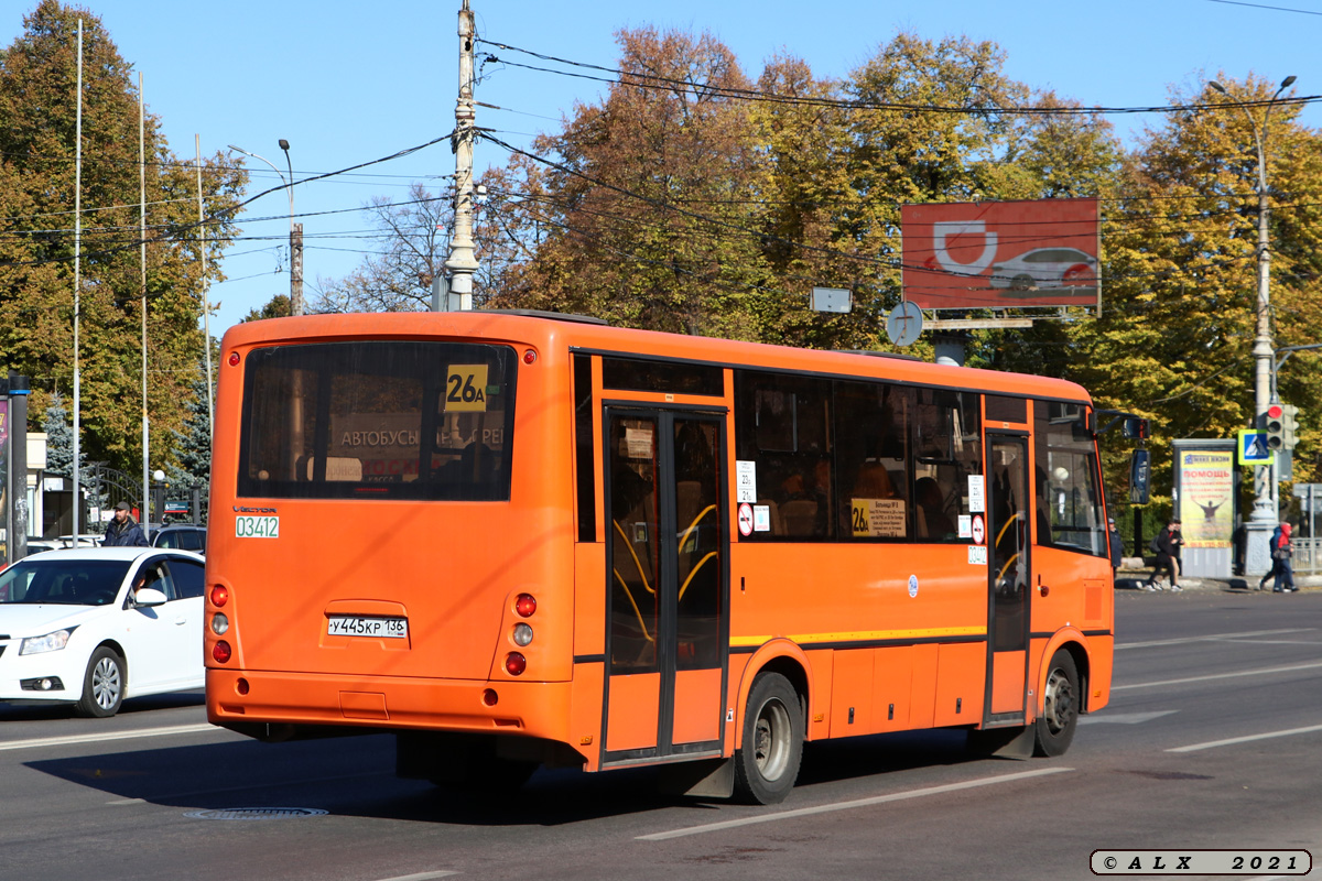 Воронежская область, ПАЗ-320414-04 "Вектор" (1-2) № 03412