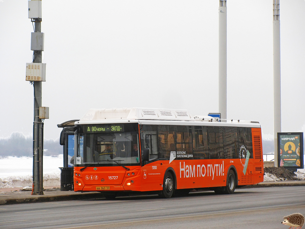 Нижегородская область, ЛиАЗ-5292.67 (CNG) № 15727