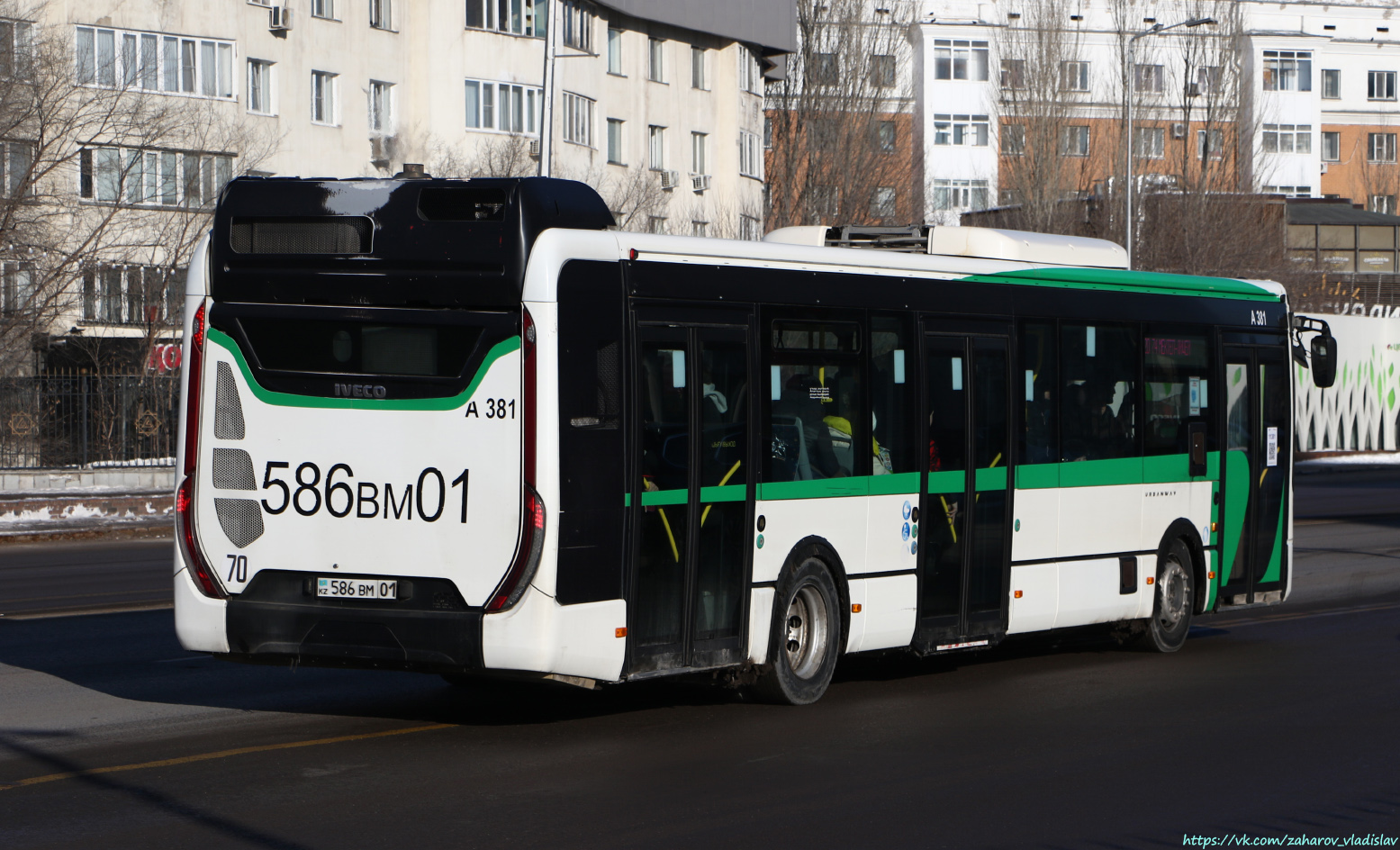 Астана, IVECO Urbanway 12M (СарыаркаАвтоПром) № A381