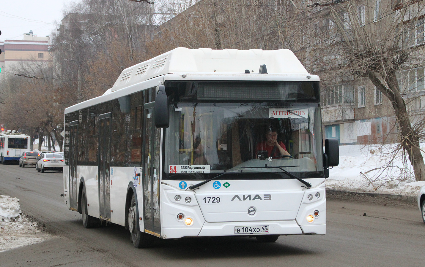 Кировская область, ЛиАЗ-5292.67 (CNG) № В 104 ХО 43