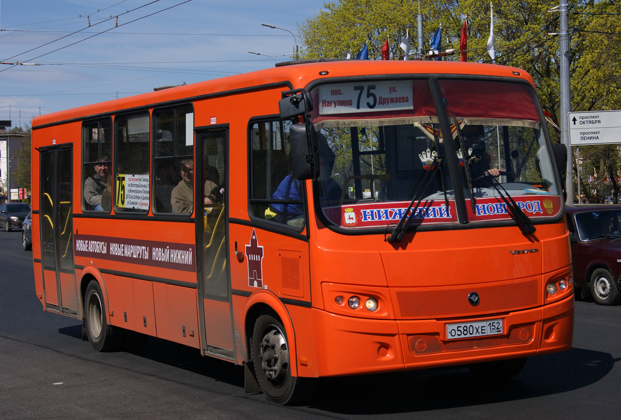 Nizhegorodskaya region, PAZ-320414-05 "Vektor" č. О 580 ХЕ 152