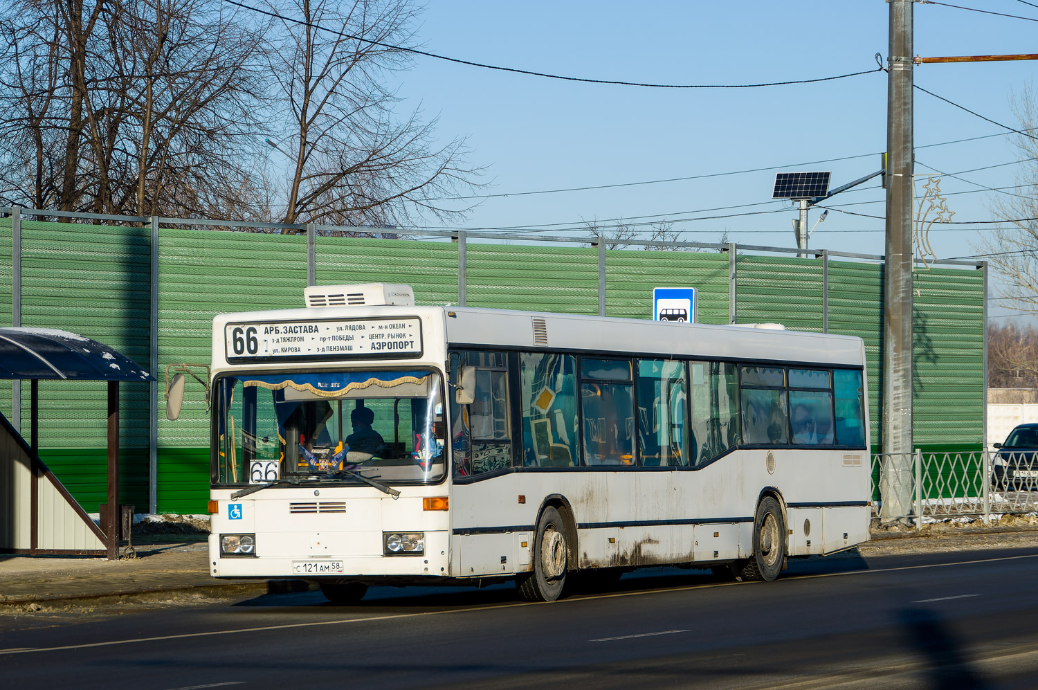 Penza region, Mercedes-Benz O405N2 (SAM) Nr. С 121 АМ 58