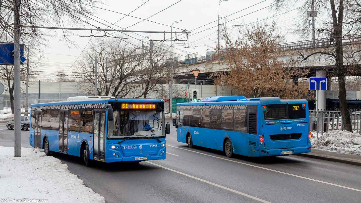 Москва, ЛиАЗ-5292.22 (2-2-2) № 041008; Москва, ЛиАЗ-5292.65 № 1324015