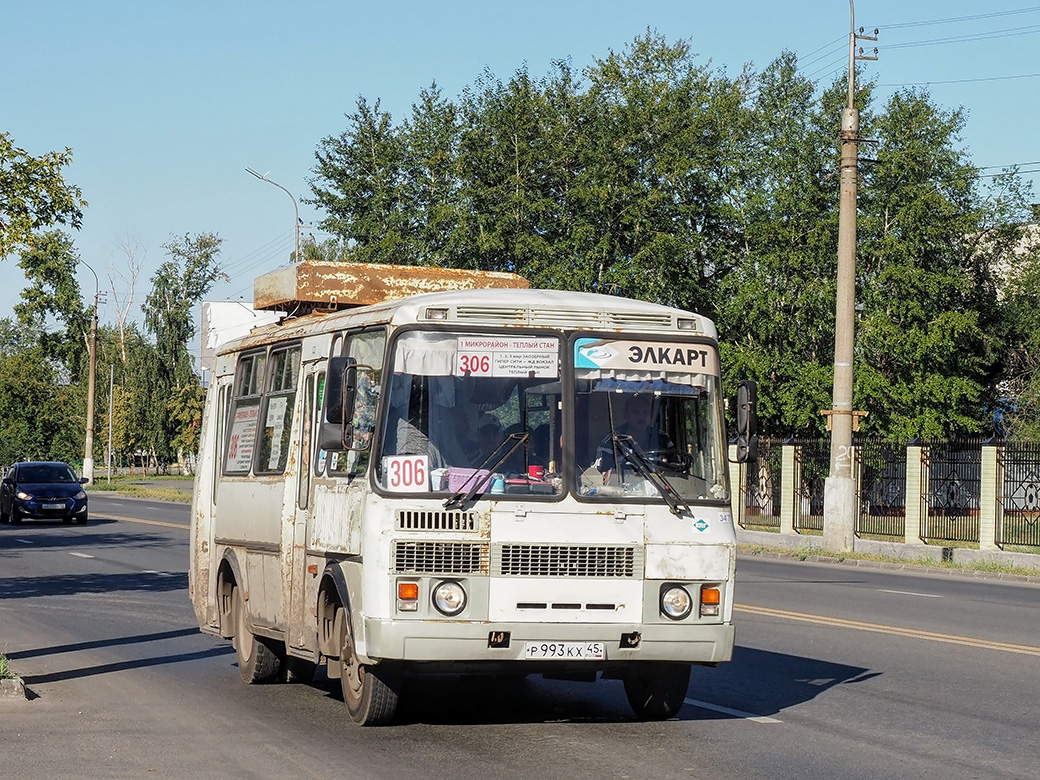 Курганская область, ПАЗ-32054 № 347