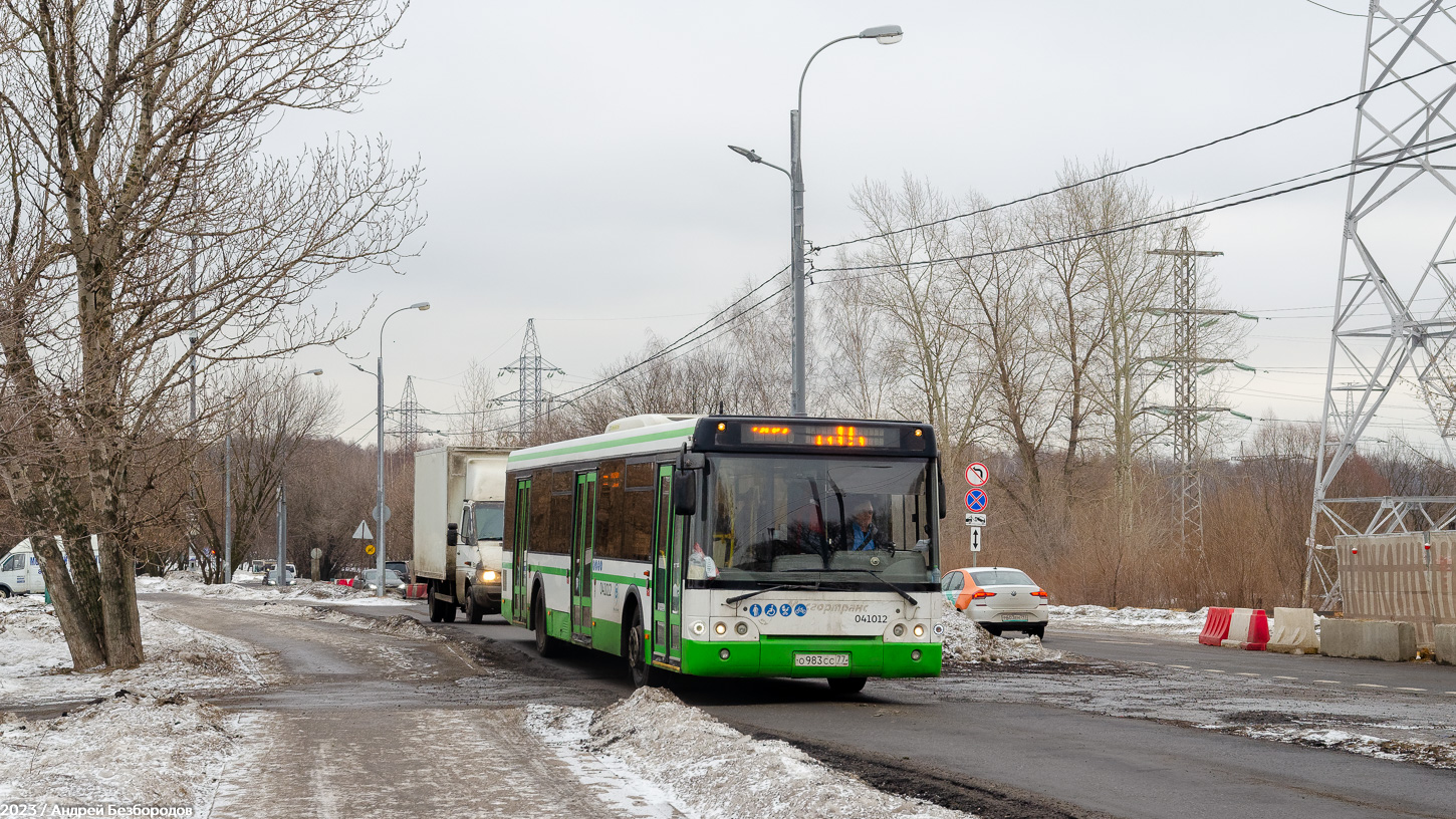 Москва, ЛиАЗ-5292.22 (2-2-2) № 041012