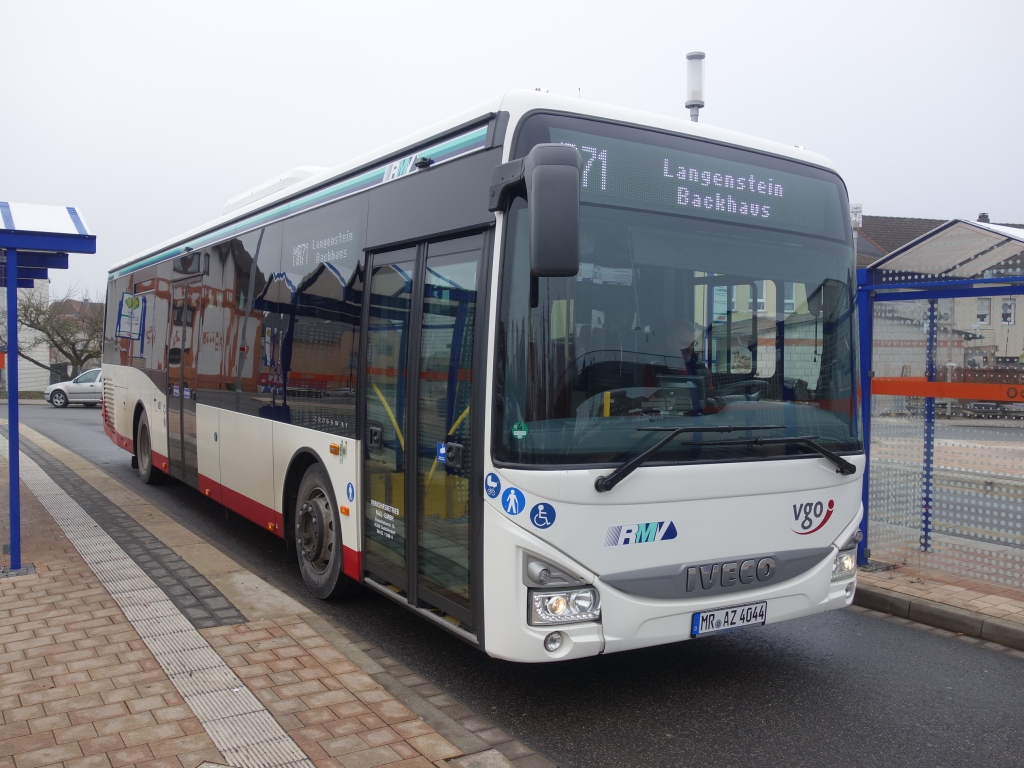 Гессен, IVECO Crossway LE CITY 12M № MR-AZ 4044