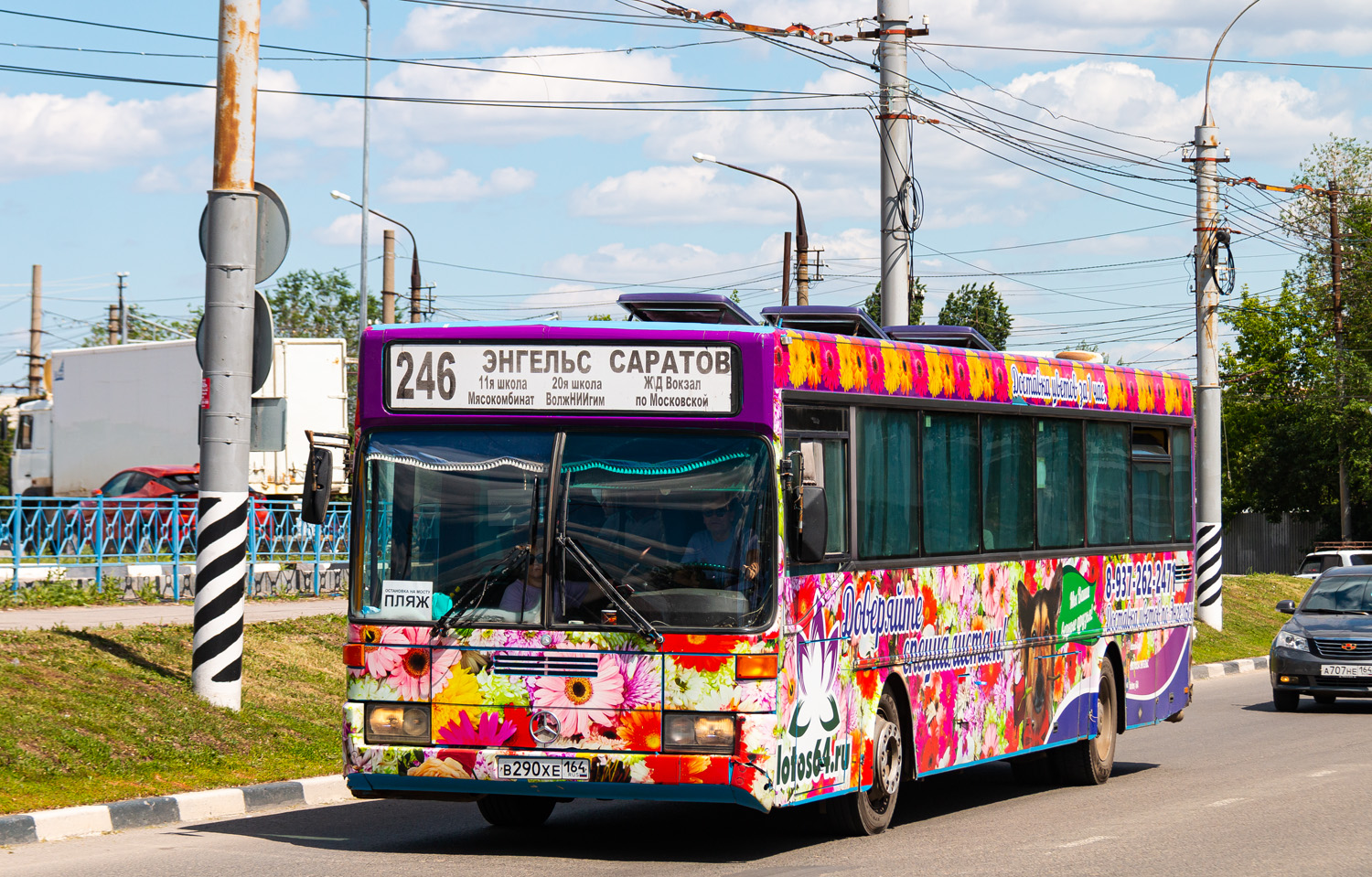 Саратовская область, Mercedes-Benz O405 № В 290 ХЕ 164