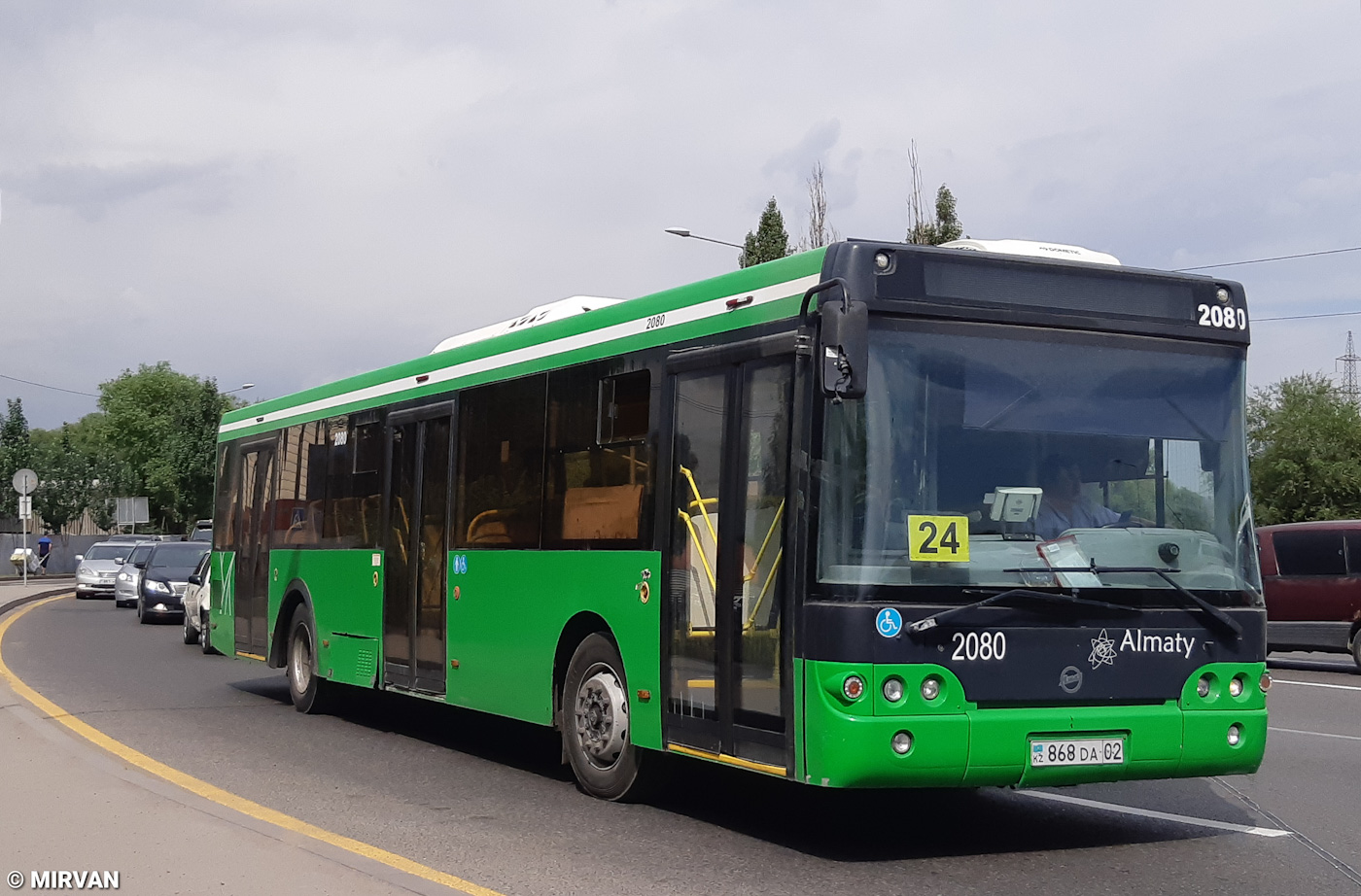 Almaty, LiAZ-5292.60 Nr. 2080