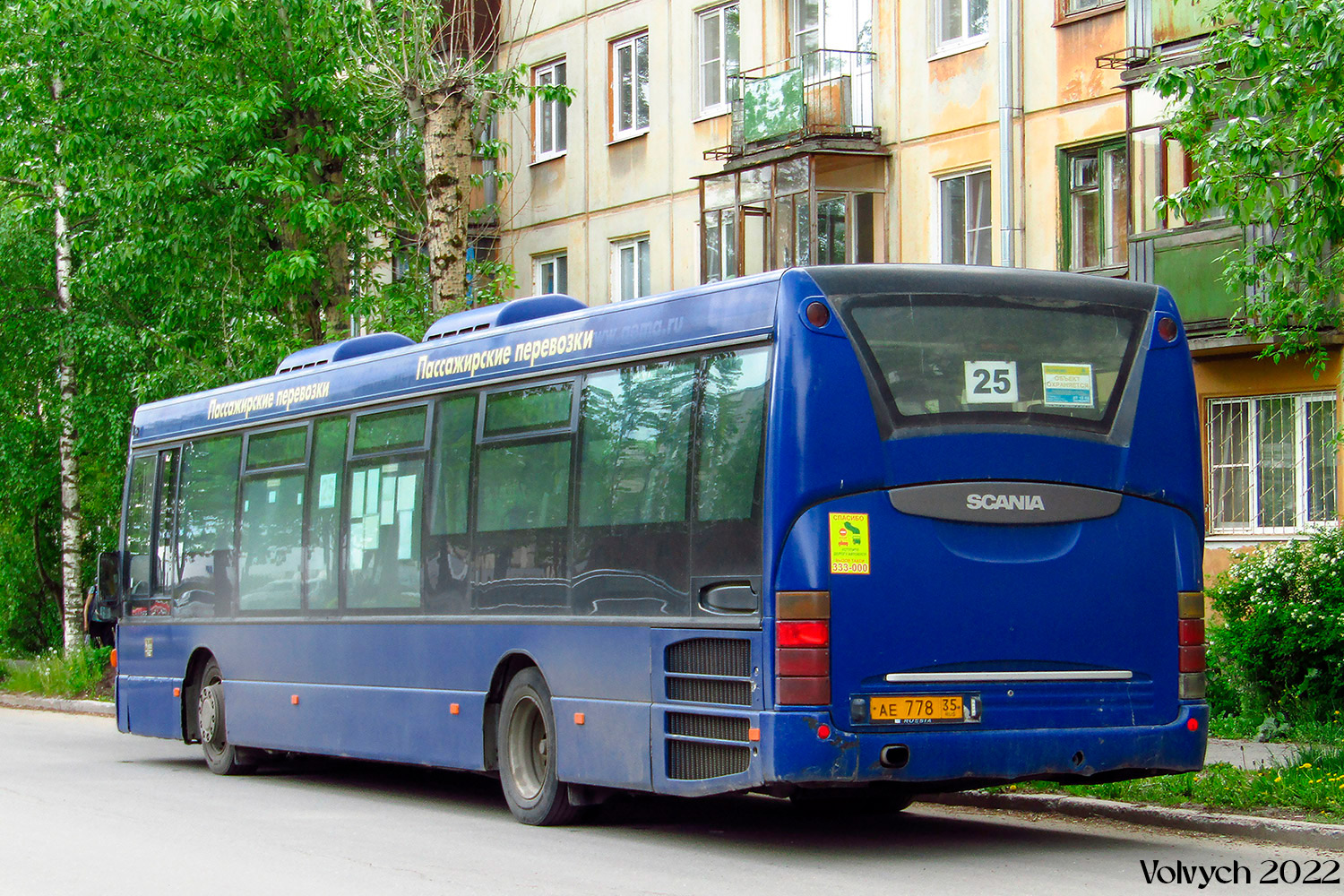 Вологодская область, Scania OmniLink I (Скания-Питер) № АЕ 778 35