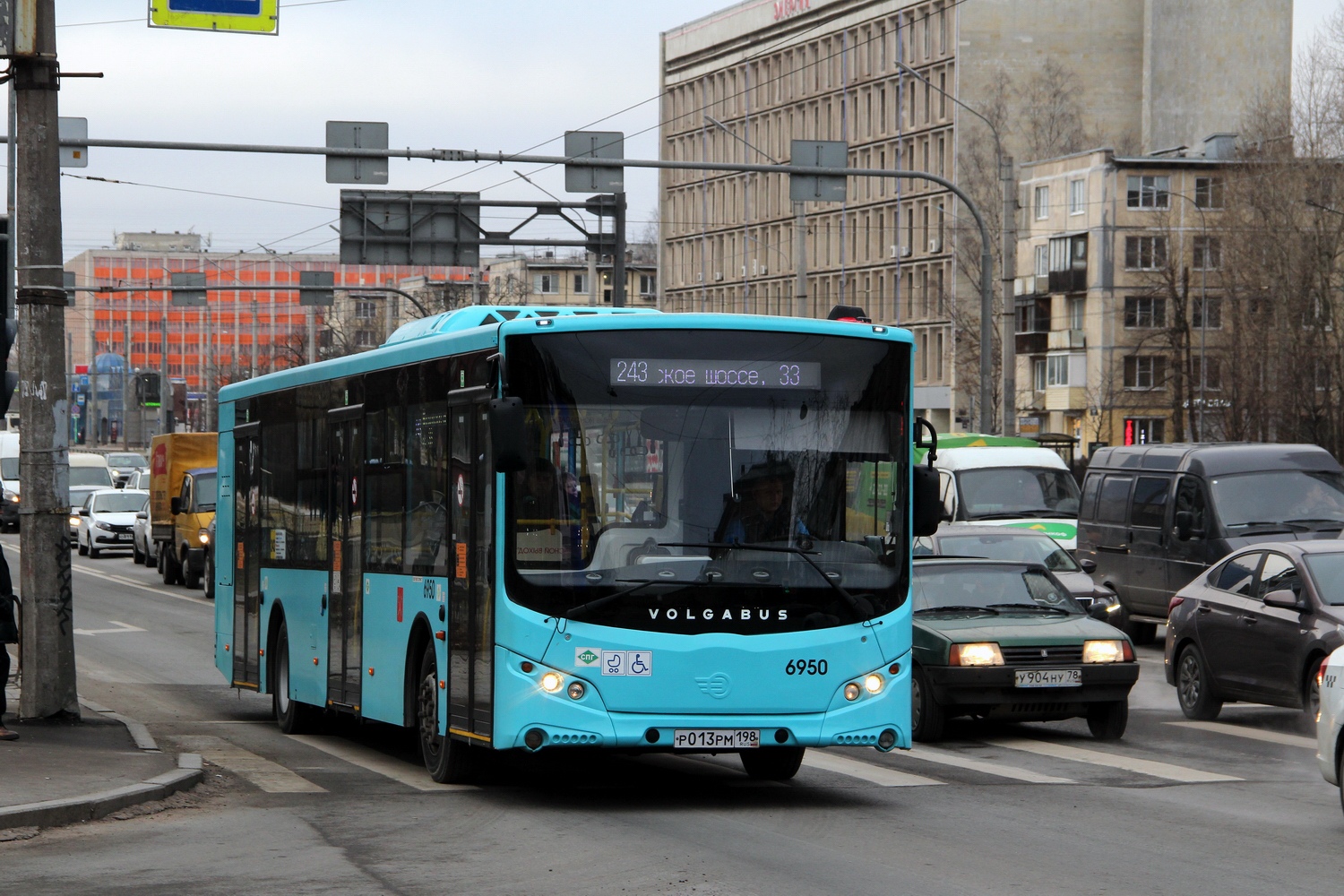 Санкт-Петербург, Volgabus-5270.G4 (LNG) № 6950