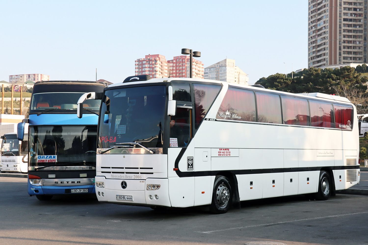 Азербайджан, Mercedes-Benz O403SHD № 60-BL-444 Азербайджан, Mercedes-Benz O403SHD № 60-BL-444