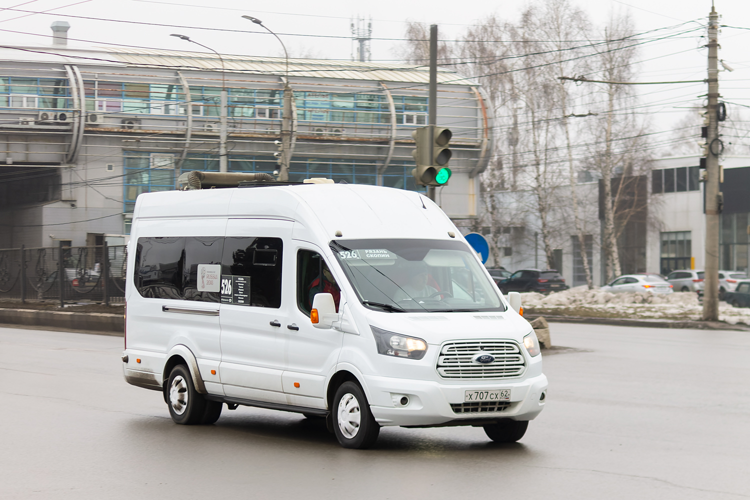 Рязанская область, Ford Transit FBD [RUS] (Z6F.ESG.) № Х 707 СХ 62