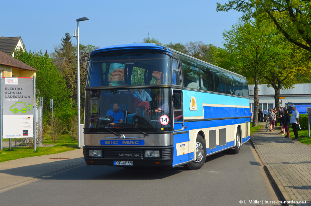 Бавария, Neoplan N116 Cityliner № DGF-AY 77H; Нижняя Саксония — 1. Europatreffen historischer Omnibusse 21.04.2018 Einbeck PS.Speicher