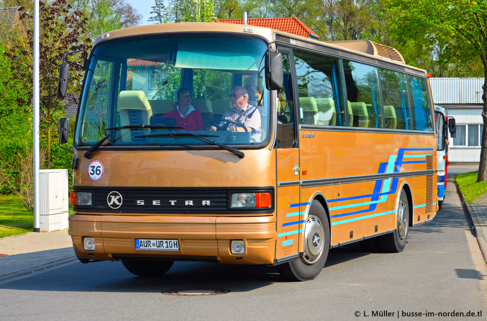 Нижняя Саксония, Setra S210H № AUR-UR 10H; Нижняя Саксония — 1. Europatreffen historischer Omnibusse 21.04.2018 Einbeck PS.Speicher