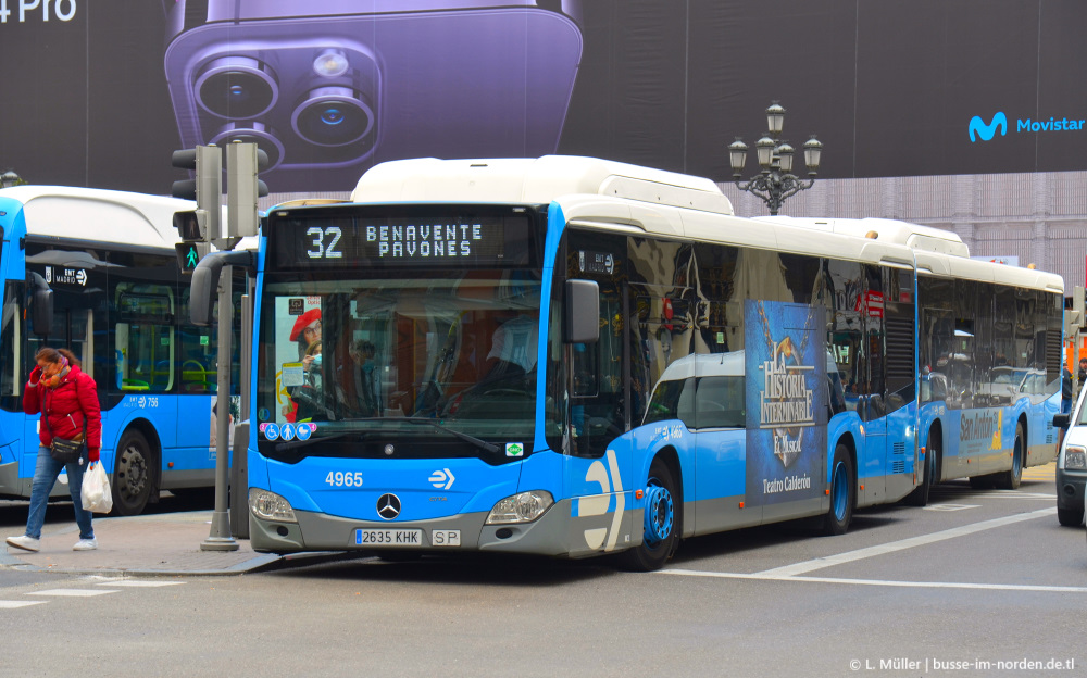 Испания, Mercedes-Benz Citaro C2 NGT № 4965