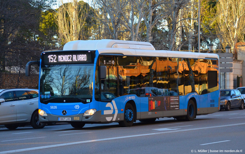 Испания, Mercedes-Benz Citaro C2 NGT № 5626