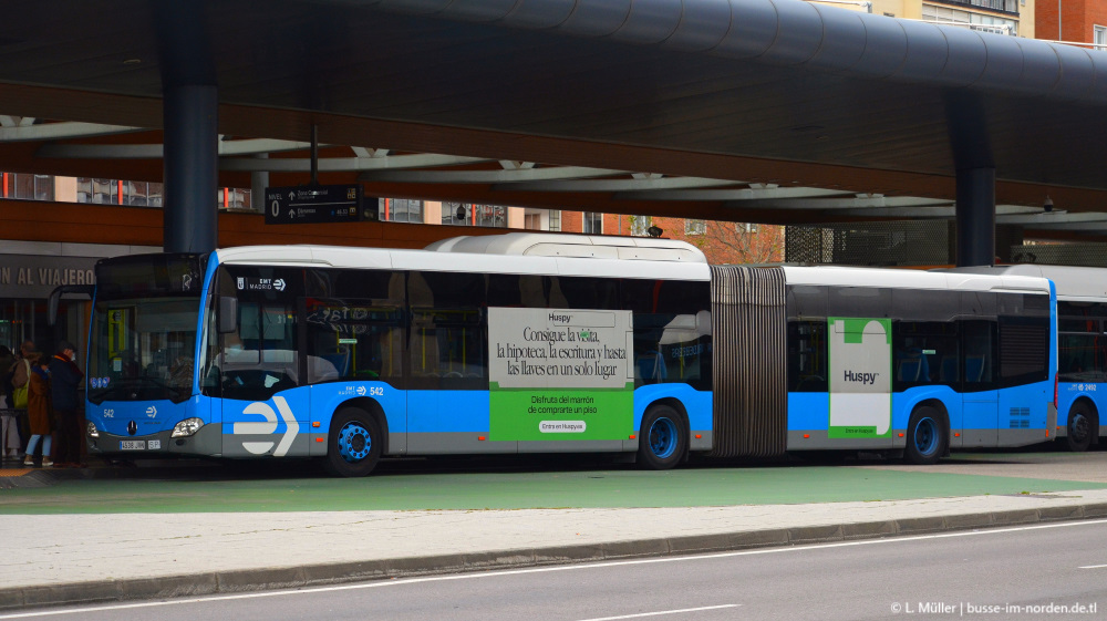 Spain, Mercedes-Benz Citaro C2 G NGT № 542