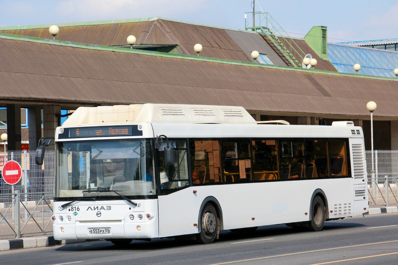 Новгородская область, ЛиАЗ-5292.67 (CNG) № 816