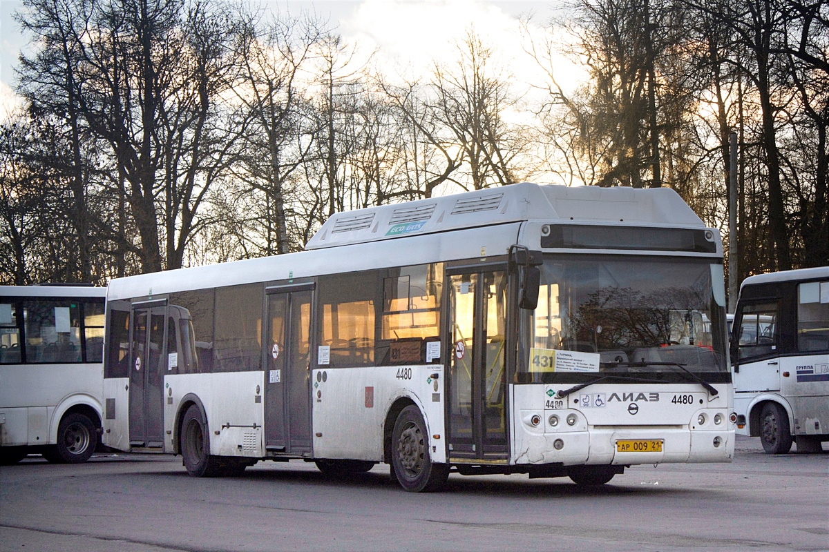 Ленинградская область, ЛиАЗ-5292.67 (CNG) № 4480