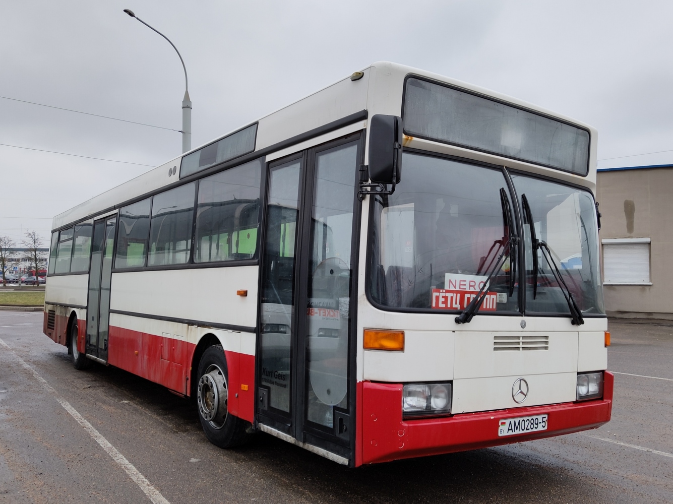 Minsk region, Mercedes-Benz O405 # АМ 0289-5